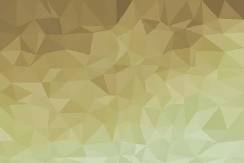 Abstract polygon pattern with shades of green and brown Stock Illustration