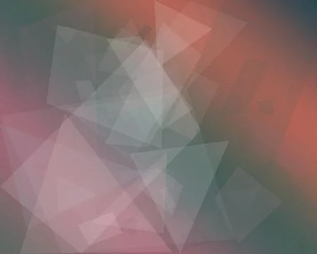 Abstract polygon pattern with soft gradient blending pink, teal, and blue, .. Stock Illustration