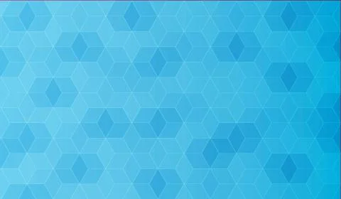 Abstract polygon template, blue color with gradient, vector graphic Illustrazione stock