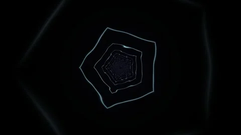 Abstract polygon tunnel wireframe background for seamless 스톡 동영상 341531032