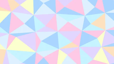 Abstract polygonal animated background. geometric triangles backdrop, low poly Video stock 160402941