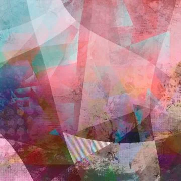 Abstract polygonal artwork Stock Illustration