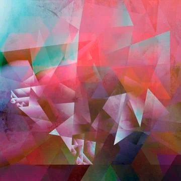 Abstract polygonal artwork Stock Illustration