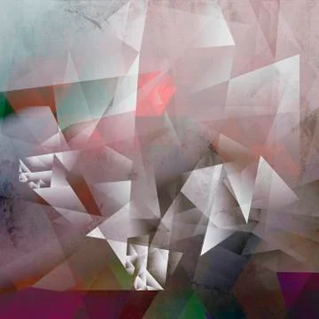 Abstract polygonal artwork Stock Illustration