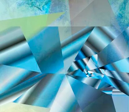 Abstract polygonal artwork Illustrazione stock