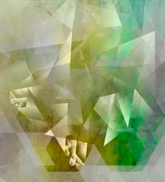 Abstract polygonal artwork Stock Illustration