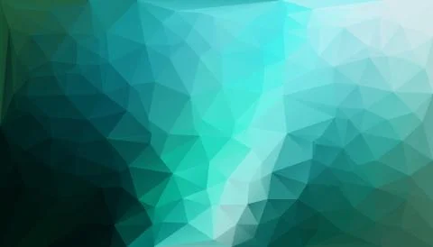 Abstract polygonal background - Black and Green Stock Illustration