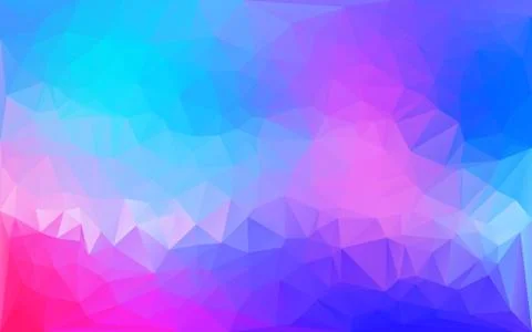 Abstract polygonal background - blue and Pink Illustrazione stock