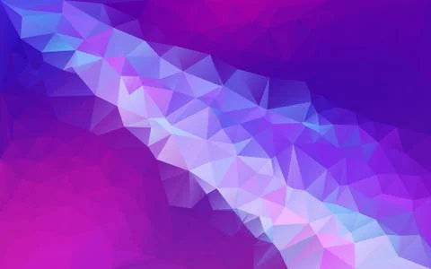 Abstract polygonal background - blue and purple Illustrazione stock