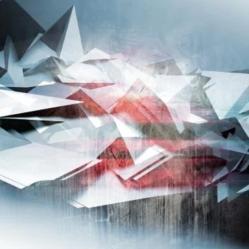 Abstract polygonal background, colorful pattern Stock Illustration