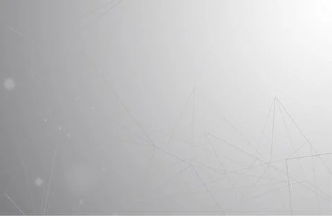 Abstract polygonal background with connected lines and dots. Minimalistic Stock Illustration