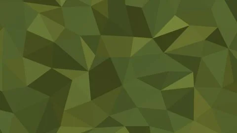 Abstract polygonal background, Dark Olive Green geometric vector Stock Illustration