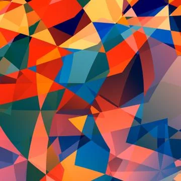 Abstract polygonal background design. Shape set. Shiny luxury. Fresh effect. Stock Illustration