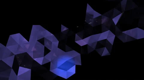 Abstract Polygonal Background Stock Footage 52744362