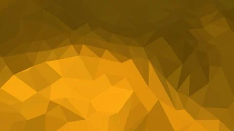 Abstract polygonal background. Geometric Dark Goldenrod vector illustration.  Stock Illustration