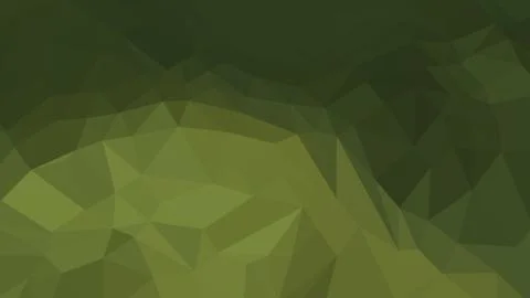 Abstract polygonal background. Geometric Dark Olive Green vector illustration Stock Illustration