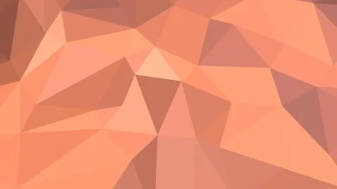 Abstract polygonal background. Geometric Dark Salmon vector illustration. Col Stock Illustration