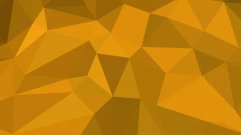 Abstract polygonal background. Geometric Dark Goldenrod vector illustration.  Stock Illustration