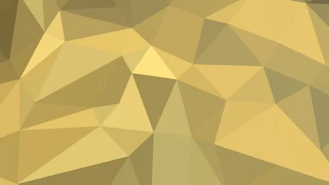 Abstract polygonal background. Geometric Dark Khaki vector illustration. Colo Stock Illustration