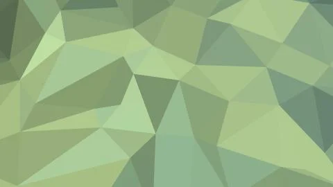 Abstract polygonal background. Geometric Dark Sea Green vector illustration.  Stock Illustration