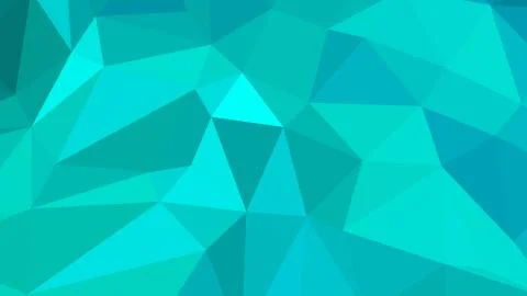 Abstract polygonal background. Geometric Dark Turquoise vector illustration.  Stock Illustration