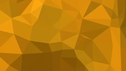 Abstract polygonal background. Geometric Dark Goldenrod vector illustration.  Stock Illustration