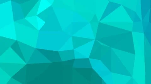 Abstract polygonal background. Geometric Dark Turquoise vector illustration.  Stock Illustration