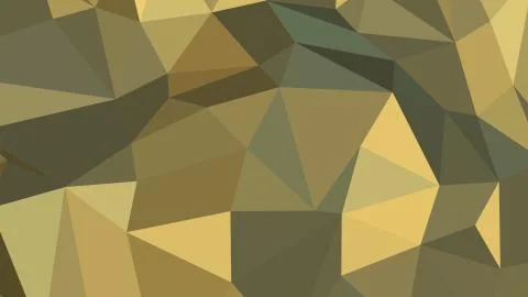 Abstract polygonal background. Geometric Dark Khaki vector illustration. Colo Stock Illustration