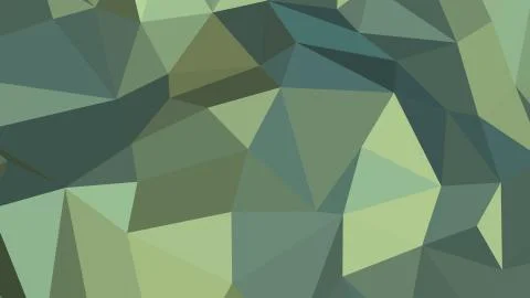 Abstract polygonal background. Geometric Dark Sea Green vector illustration.  Stock Illustration