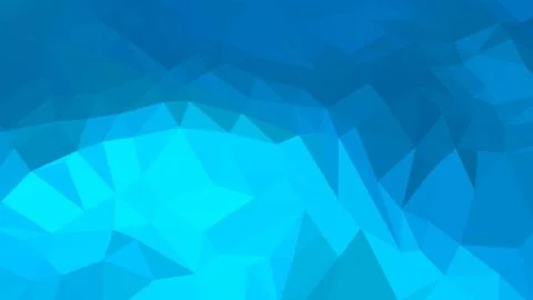 Abstract polygonal background. Geometric Deep Sky Blue vector illustration. C Stock Illustration