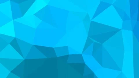 Abstract polygonal background. Geometric Deep Sky Blue vector illustration. C Stock-Illustration