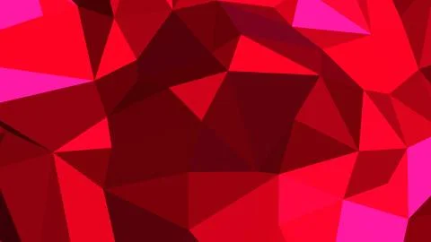Abstract polygonal background. Geometric Deep Pink vector illustration. Color Stock Illustration