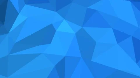 Abstract polygonal background. Geometric Dodger Blue vector illustration. Col Stock Illustration