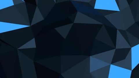 Abstract polygonal background. Geometric Dodger Blue vector illustration. Col Stock Illustration