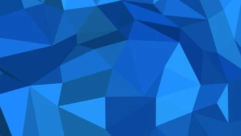 Abstract polygonal background. Geometric Dodger Blue vector illustration. Col Stock Illustration