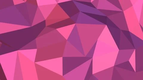 Abstract polygonal background. Geometric Hot Pink vector illustration. Colorf Stock Illustration