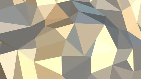 Abstract polygonal background. Geometric Lemon Chiffon vector illustration. C Stock Illustration
