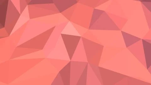 Abstract polygonal background. Geometric Light Coral vector illustration. Col Stock-Illustration