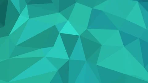 Abstract polygonal background. Geometric Light Sea Green vector illustration. Stock Illustration