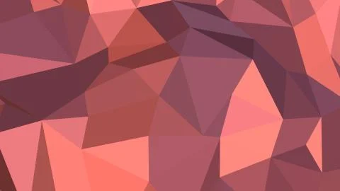 Abstract polygonal background. Geometric Light Coral vector illustration. Col Stock Illustration