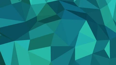 Abstract polygonal background. Geometric Light Sea Green vector illustration. Stock-Illustration