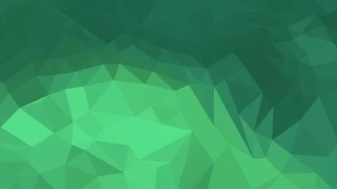 Abstract polygonal background. Geometric Medium Sea Green vector illustration Stock Illustration