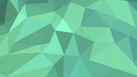 Abstract polygonal background. Geometric Medium Aquamarine vector illustratio Stock Illustration