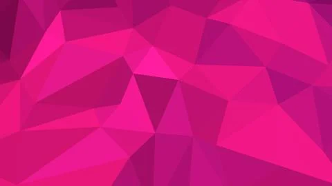 Abstract polygonal background. Geometric Medium Violet Red vector illustratio Stock Illustration