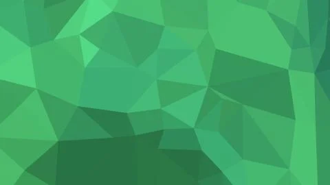 Abstract polygonal background. Geometric Medium Sea Green vector illustration Stock Illustration