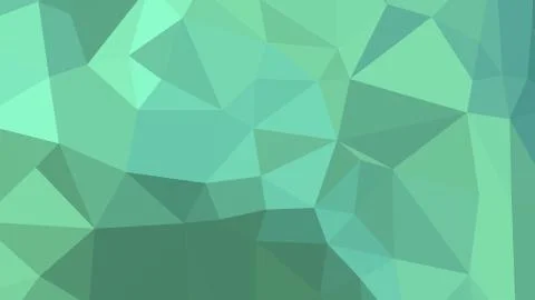 Abstract polygonal background. Geometric Medium Aquamarine vector illustratio Stock Illustration