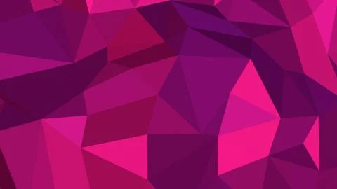 Abstract polygonal background. Geometric Medium Violet Red vector illustratio Stock Illustration