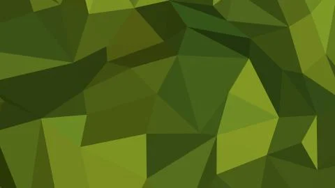 Abstract polygonal background. Geometric Olive Drab vector illustration. Colo Stock Illustration