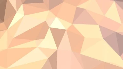 Abstract polygonal background. Geometric Peach Puff vector illustration. Colo Stock Illustration