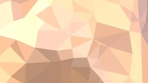 Abstract polygonal background. Geometric Peach Puff vector illustration. Colo Stock Illustration